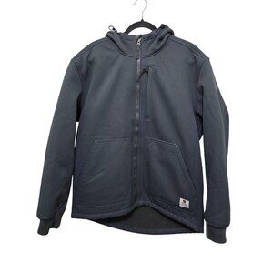 Rugged Elements Men's Canvas Full Swing Steel Jacket With Hood & Zipper Closure